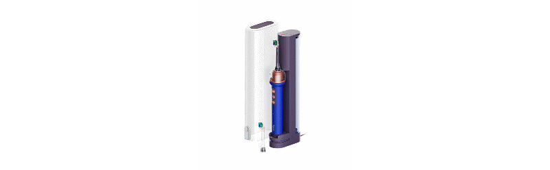 Dyson Brosse à dents électrique CameraJet avec hydropulseur (Bleu céramique) (OC01) 638166-01