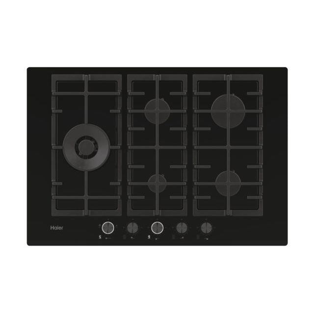 Haier Table de cuisson I-Turn Gas on Glass Série 6 HAVG7WL5WS6B/1