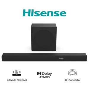 Hisense Barre de son 3.1 CH, 500 W