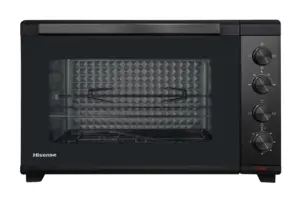 Hisense Mini four, 60 l, 2000 W, Double glass, Noir