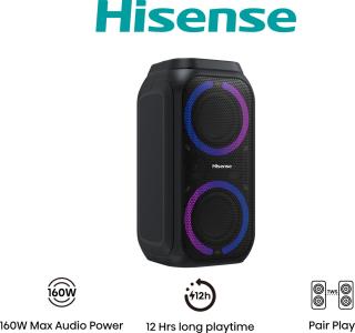 Hisense enceinte de fête, 160 W, Bluetooth 5.0