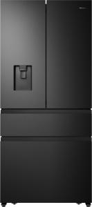 Hisense Pose-libre multiportes, Noir, 480 l