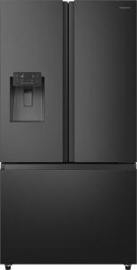 Hisense Pose-libre multiportes, Noir, 612 l