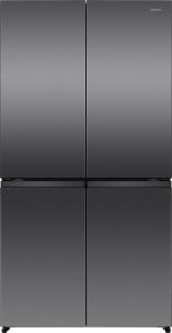 Hisense Pose-libre réfrigérateur multi-portes, Inox noir brossé Black Steel, 647 l