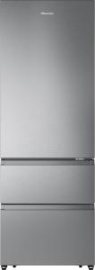 Hisense Pose-libre combiné, Gris, 493 l