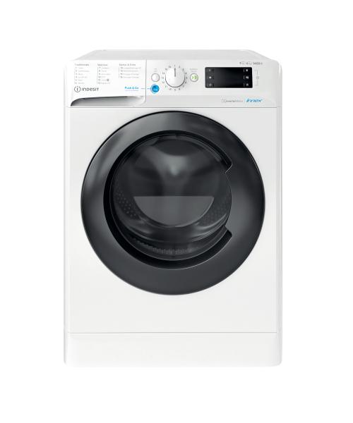 Lave-linge séchant posable Indesit: 9,0 kg - BDE961483XWKFR N