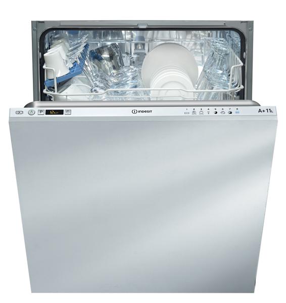 Lave-vaisselle intégrable Indesit : Standard 60cm, couleur blanche - DIFP 68B1 EU