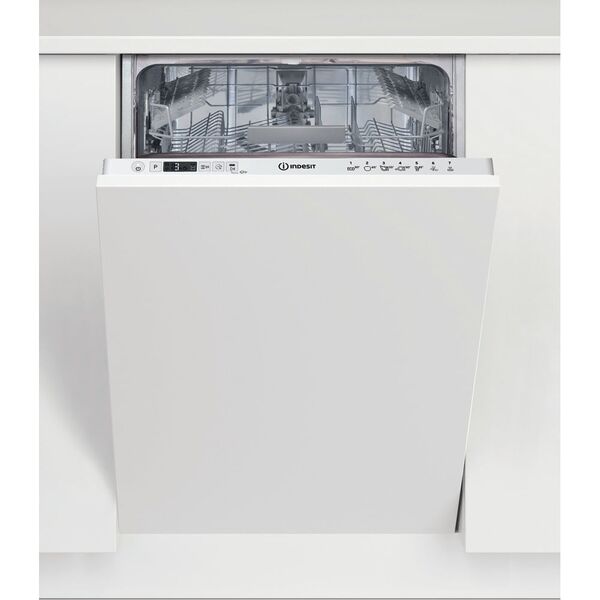 Lave-vaisselle intégrable Indesit: Gain de place 45cm, couleur blanche - DSIC 3M19