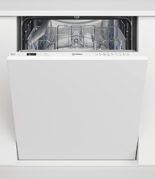 Lave-vaisselle intégrable Indesit: Standard 60cm, couleur blanche - I3IFD544S