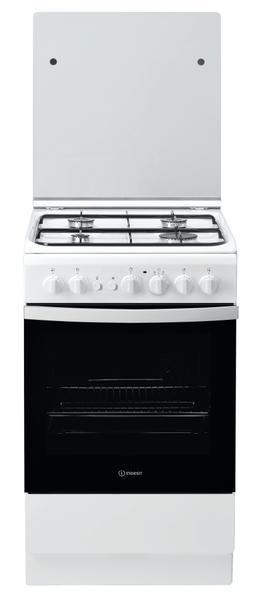 Cuisinière gaz posable Indesit: 50 cm - IS5G2PCW/FR