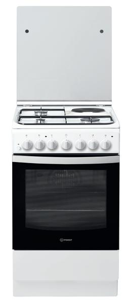 Cuisinière mixte posable Indesit: 50 cm - IS5M5PCW/FR