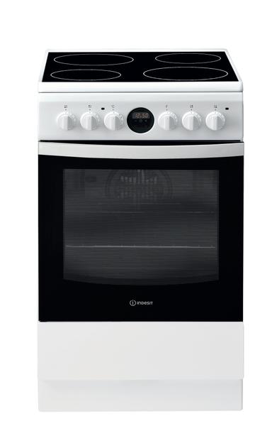 Cuisinière électrique posable Indesit: 50 cm - IS5V5CCW/E