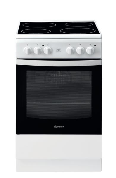 Cuisinière électrique posable Indesit: 50 cm - IS5V5GCW/E