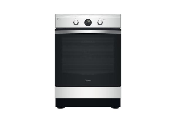 Cuisinière électrique posable Indesit: 60 cm - IS67IQ8CCX/FR