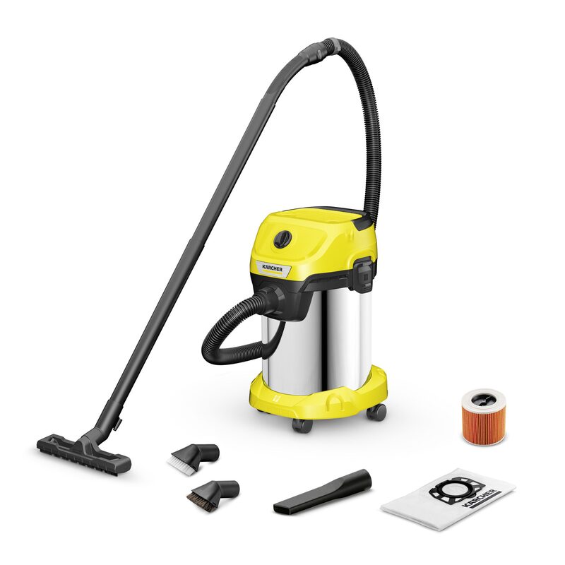 Kärcher WD 3 S V 19-4-20 + jeu de brosses
