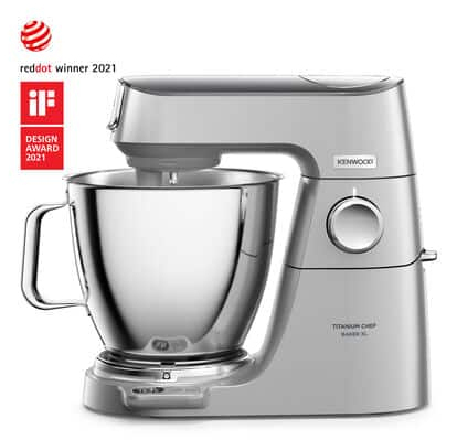 Kenwood Robot Titanium Chef Baker XL Silver KVL85.424SI