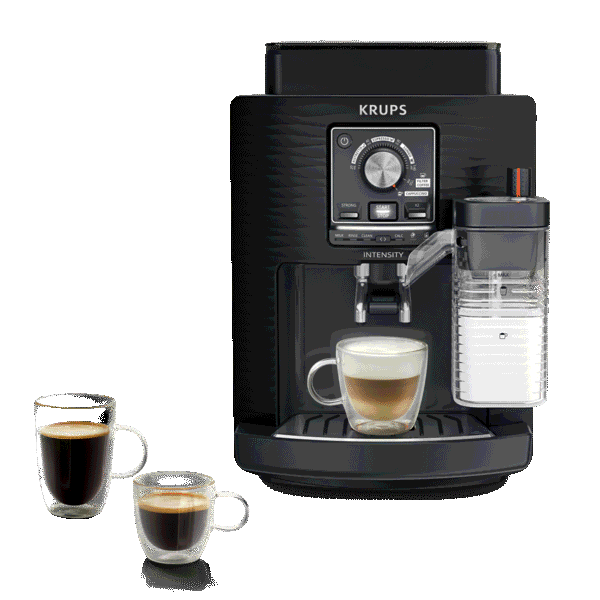 Intensity Lait, Machine espresso entièrement automatique, 5 boissons, KRUPS