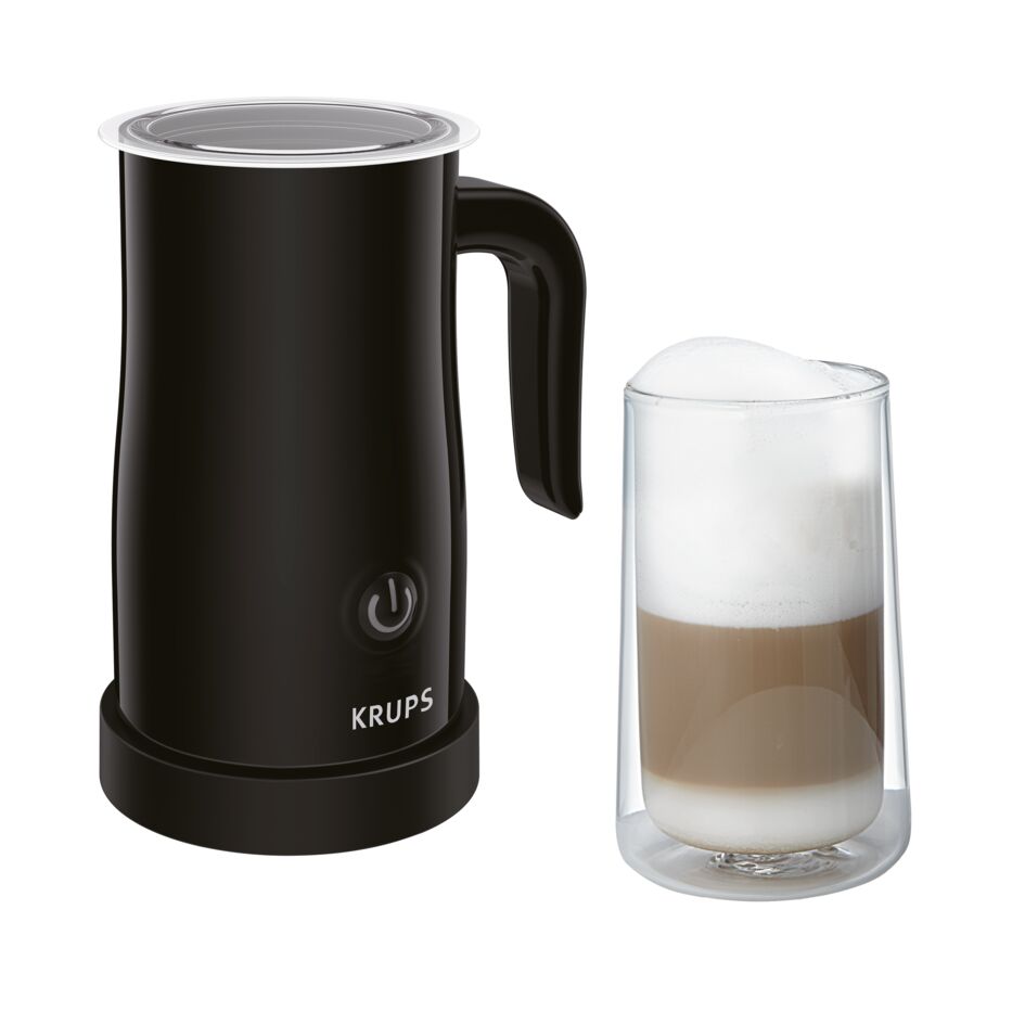 MOUSSEUR A LAIT AUTOMATIQUE NOIR, KRUPS