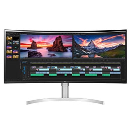 LG 38'' (96 cm) Moniteur Nano IPS incurvé 21/9ème