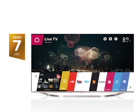 LG 55'' (138 cm) l TV LED l MCI 800 l Smart TV WebOS l WIFI intégré l 3D l Design C