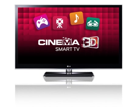 LG Téléviseur Plasma 152cm (60 pouces), 3D, Smart TV