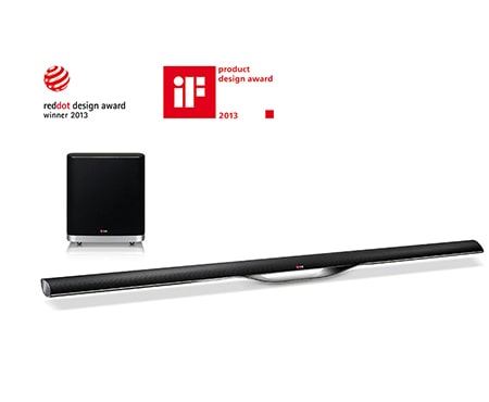 LG Barre de son 200W, slim design, caisson de basses sans fil