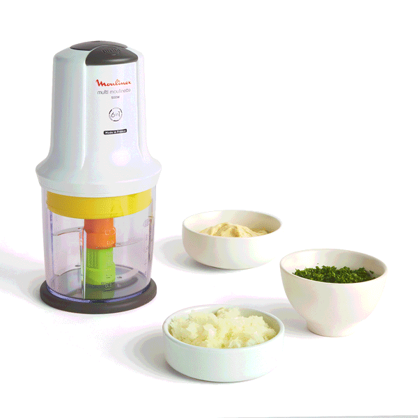 Moulinex Multimoulinette 6 en 1 - 500 W Blanc