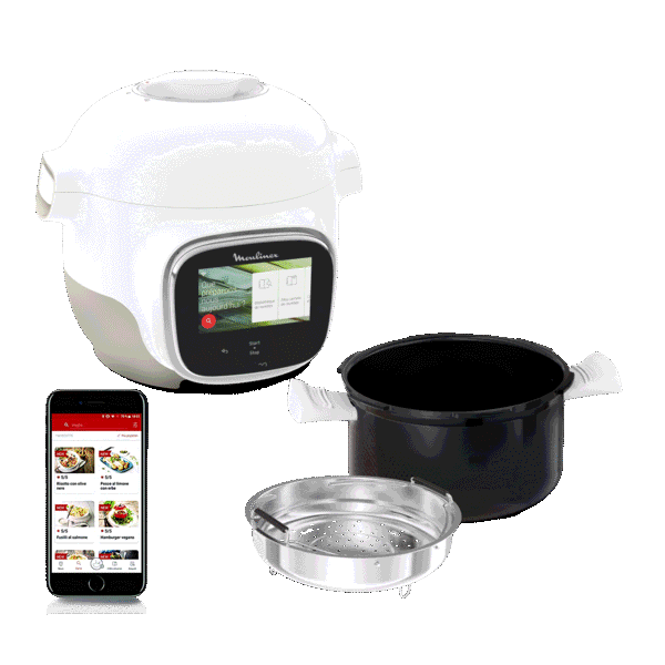 Moulinex Cookeo Touch Mini, Multicuiseur connecté, 3L (2 pers.), écran tactile
