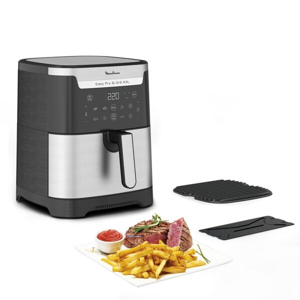 Moulinex Easy Fry & Grill XXL, 6.5L, Air fryer, Inox