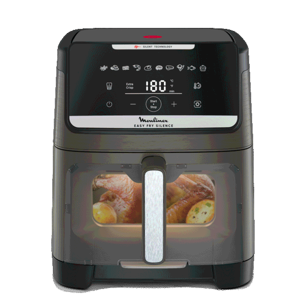 Moulinex Easy Fry Silence, 7L, Air fryer, Gris