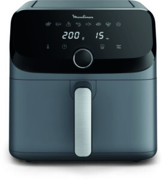 Easy Fry Mega Moulinex, friteuse sans huile, air fryer très grande capacité de 7.5 L, 8 programmes prédéfinis