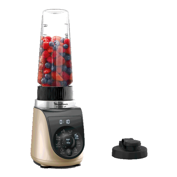 Moulinex Blend Up, Mini blender, puissant, 8 programmes automatiques, 1000W