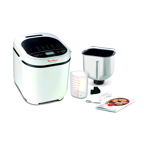 Moulinex Fast & Delicious, Machine à Pain maison, 1kg, Confiture, 12 programmes