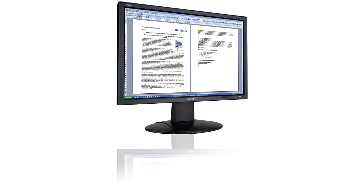 Philips Moniteur LCD écran large