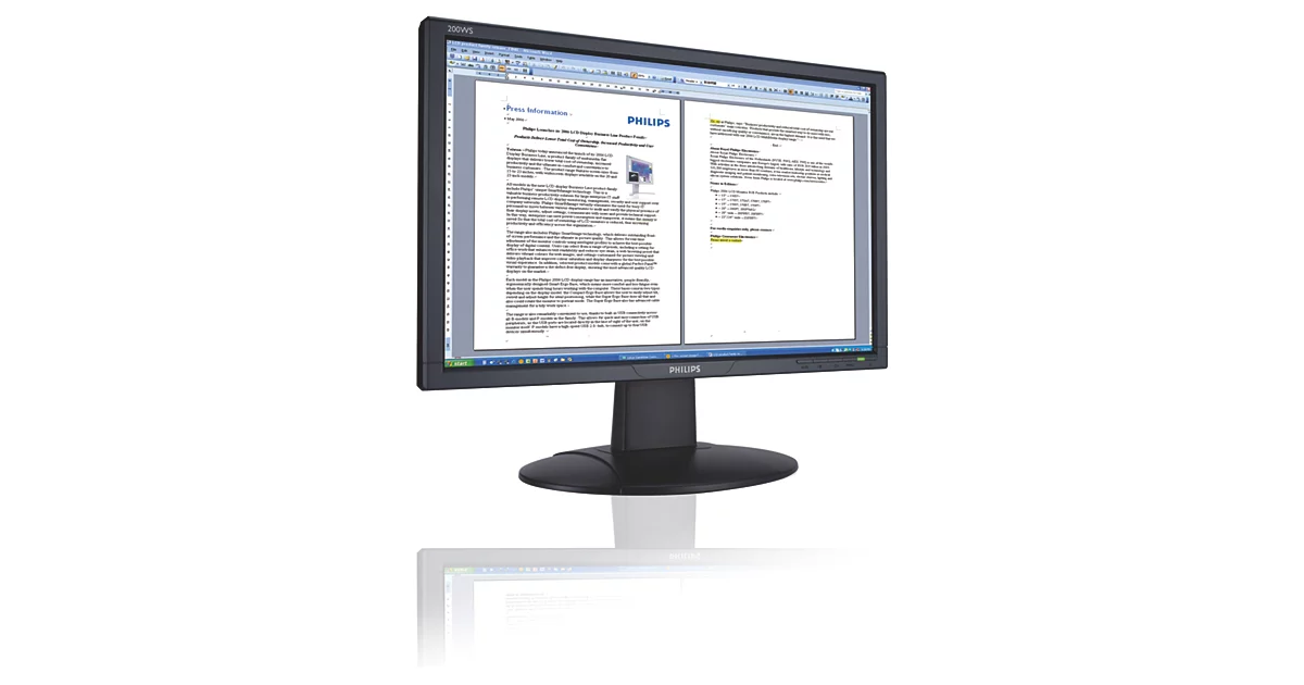 Philips Moniteur LCD écran large