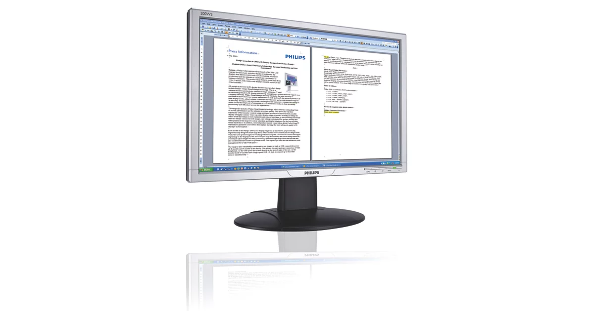 Philips Moniteur LCD écran large