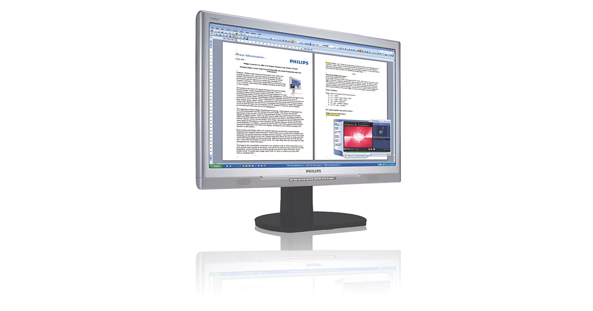 Philips Moniteur LCD écran large