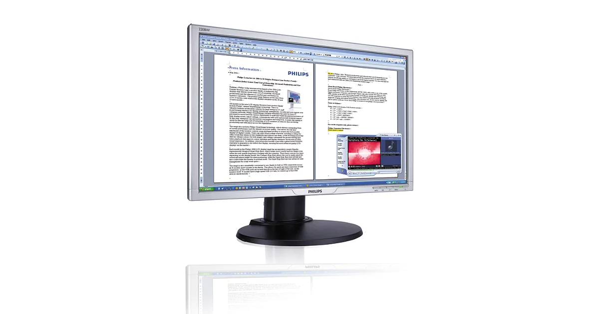 Philips Moniteur LCD écran large