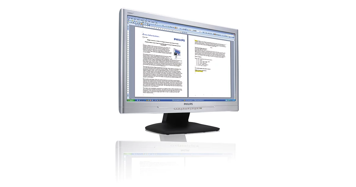 Philips Moniteur LCD écran large
