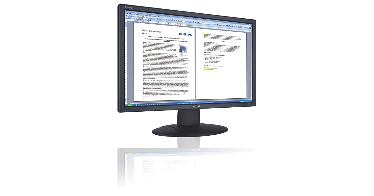 Philips Moniteur LCD écran large