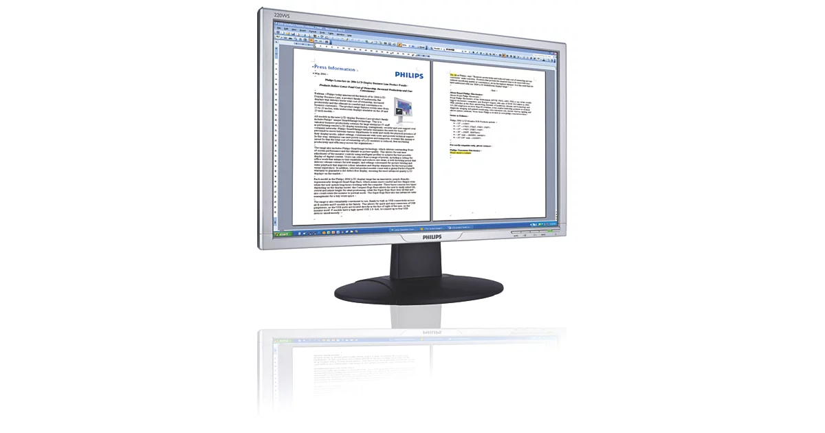 Philips Moniteur LCD écran large