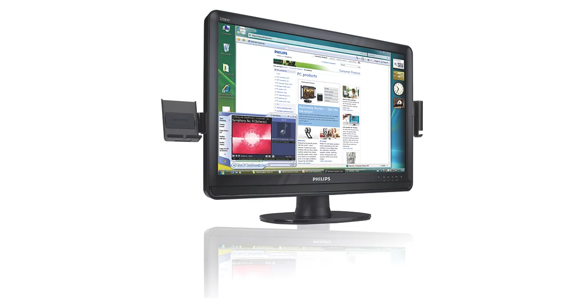 Philips Moniteur LCD écran large