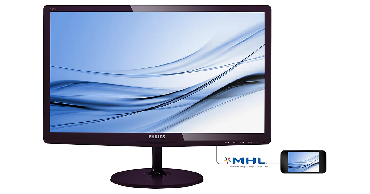 Philips Moniteur LCD avec technologie SoftBlue