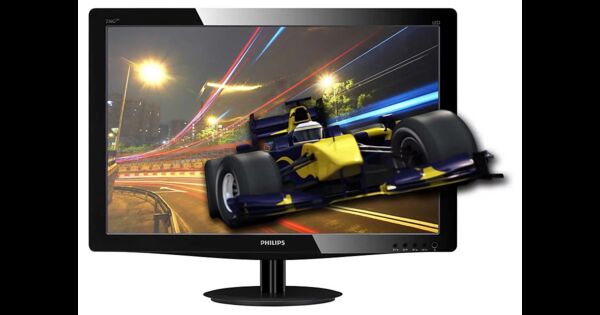Philips Moniteur LCD 3D, rétroéclairage LED