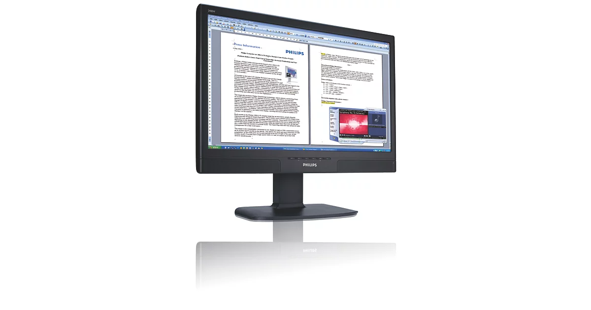Philips Moniteur LCD écran large