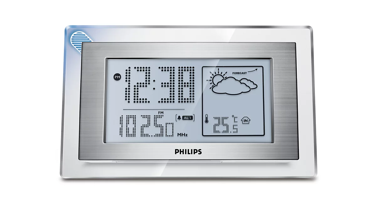 Philips Radio-réveil station météo