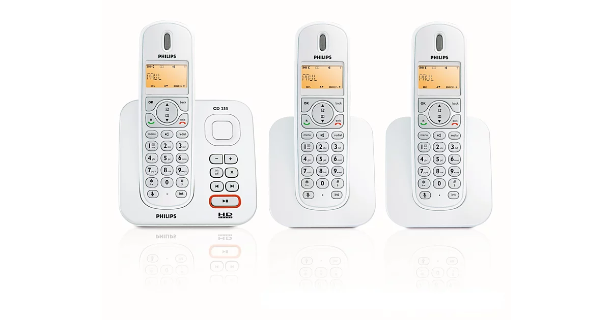 Philips Téléphone sans fil avec répondeur