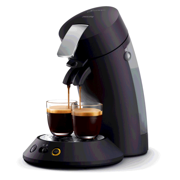 Philips Senseo Original Plus Cafetière dosettes - machine à café Premium Noir Intense CSA220/61