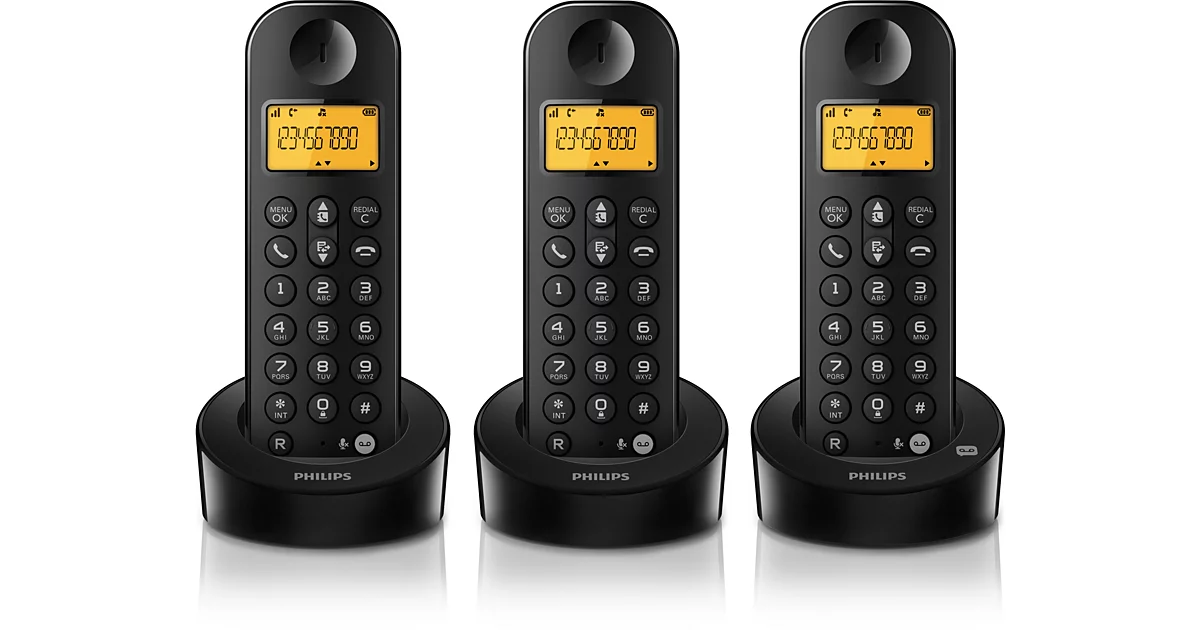 Philips Téléphone fixe sans fil avec répondeur