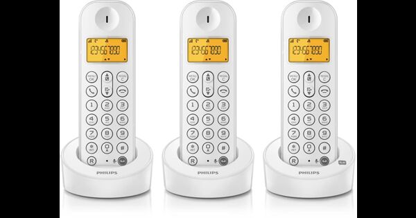 Philips Téléphone fixe sans fil avec répondeur